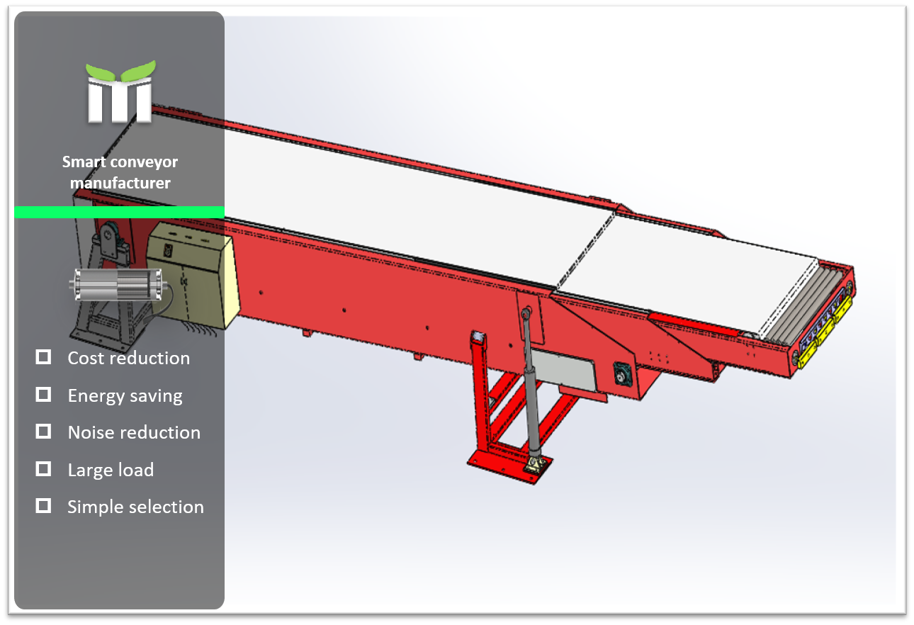 Telescopic belt conveyor